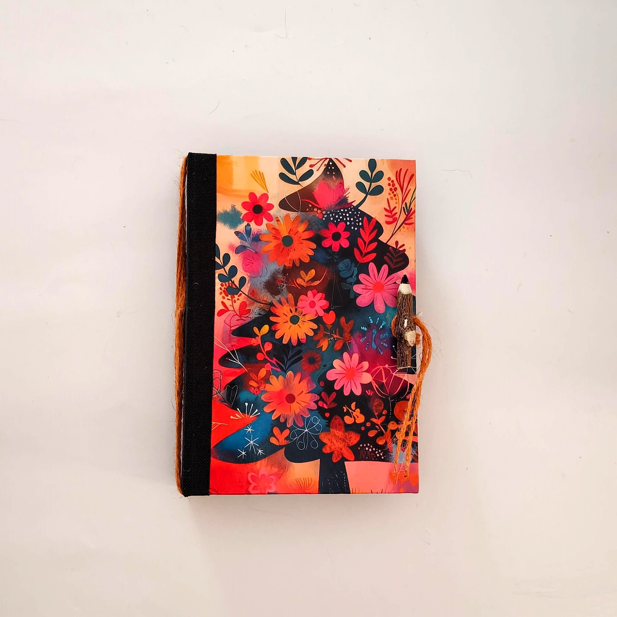 Quaderno A5 "Abbondanza Ritrovata" — Carpe Koi e Fiori di Loto