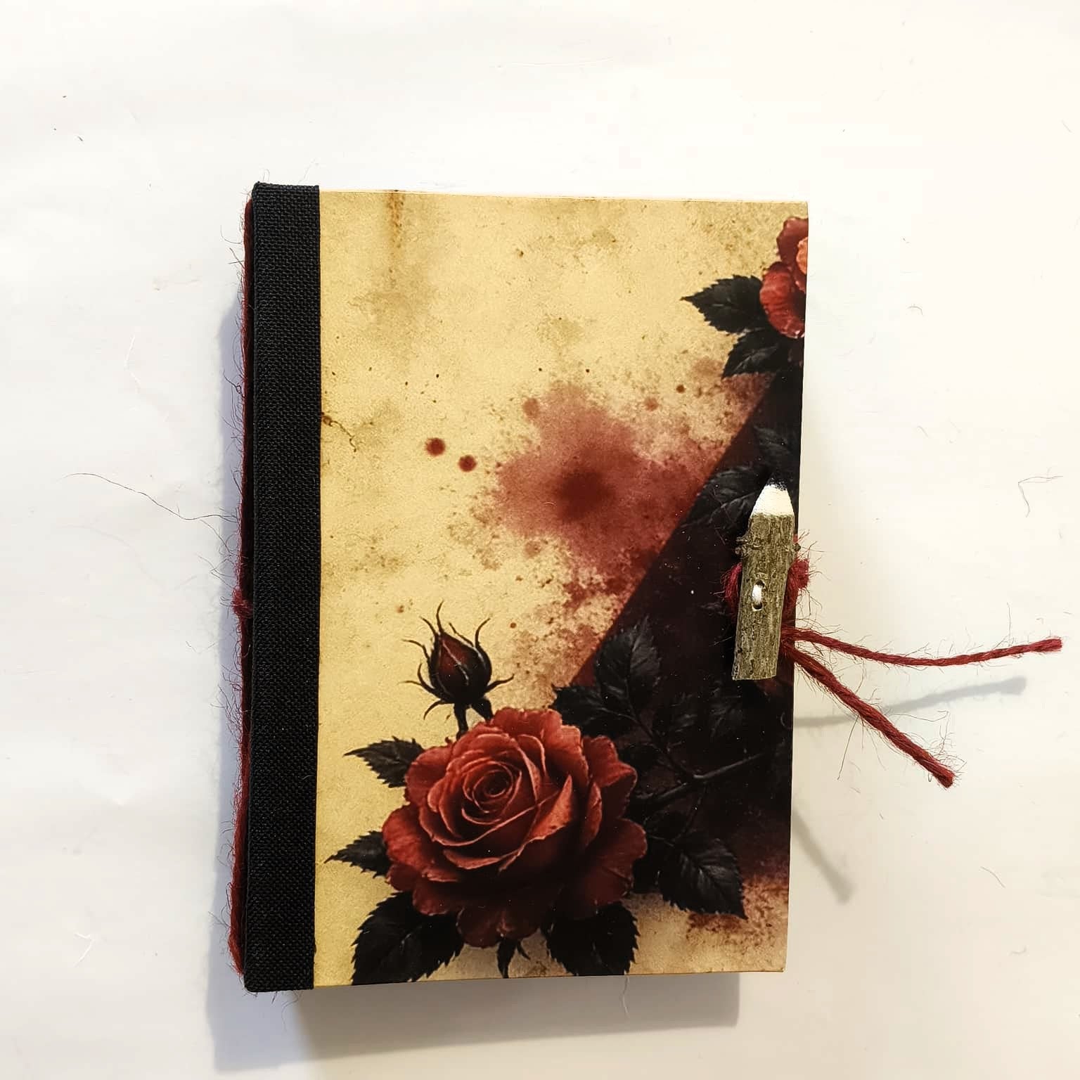 Quaderno A5 "Battiti di Fuoco" — Rose Rosse