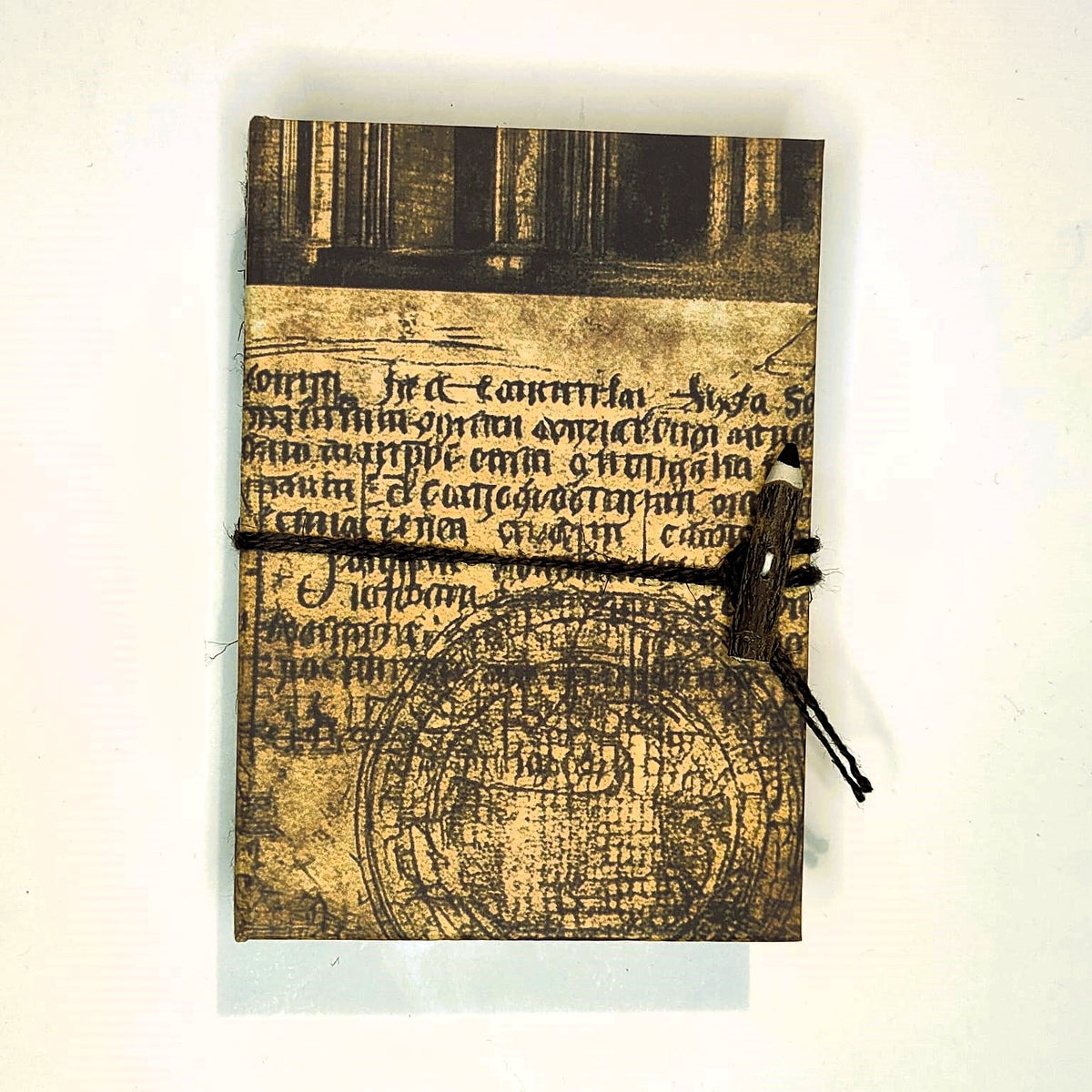 Quaderno fatto a mano A6 con carta di recupero — "Orizzonti e Frammenti" Frammenti
