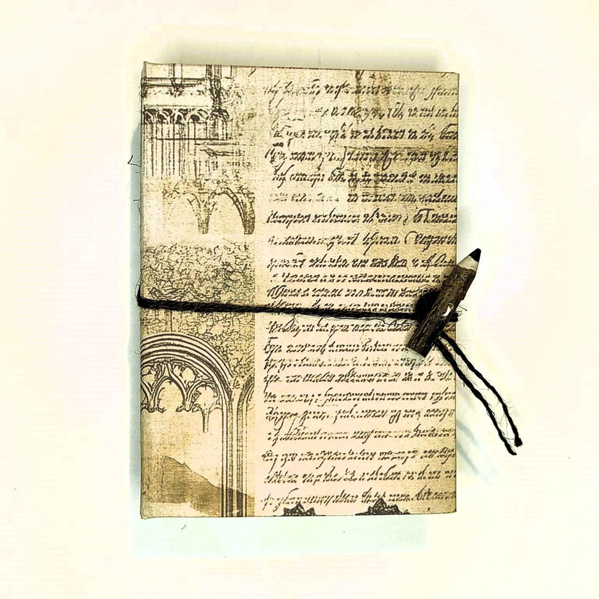 Quaderno fatto a mano A6 con carta di recupero — "Orizzonti e Frammenti" Frammenti