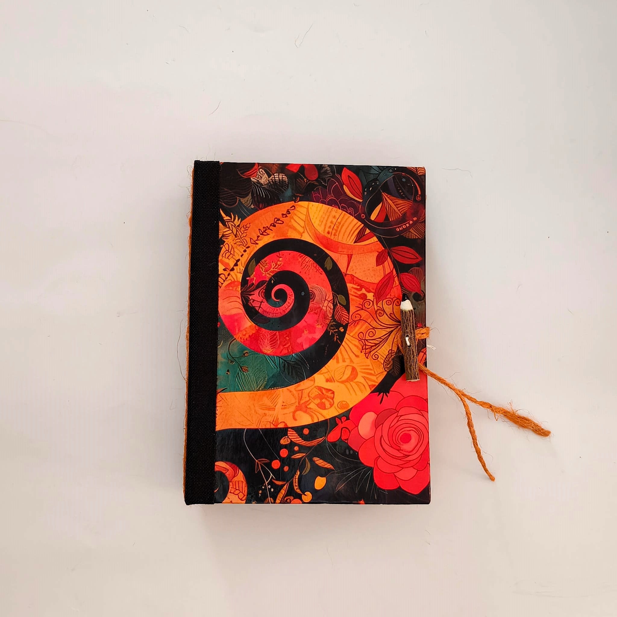 Quaderno A5 "Abbondanza Ritrovata" — Carpe Koi e Fiori di Loto