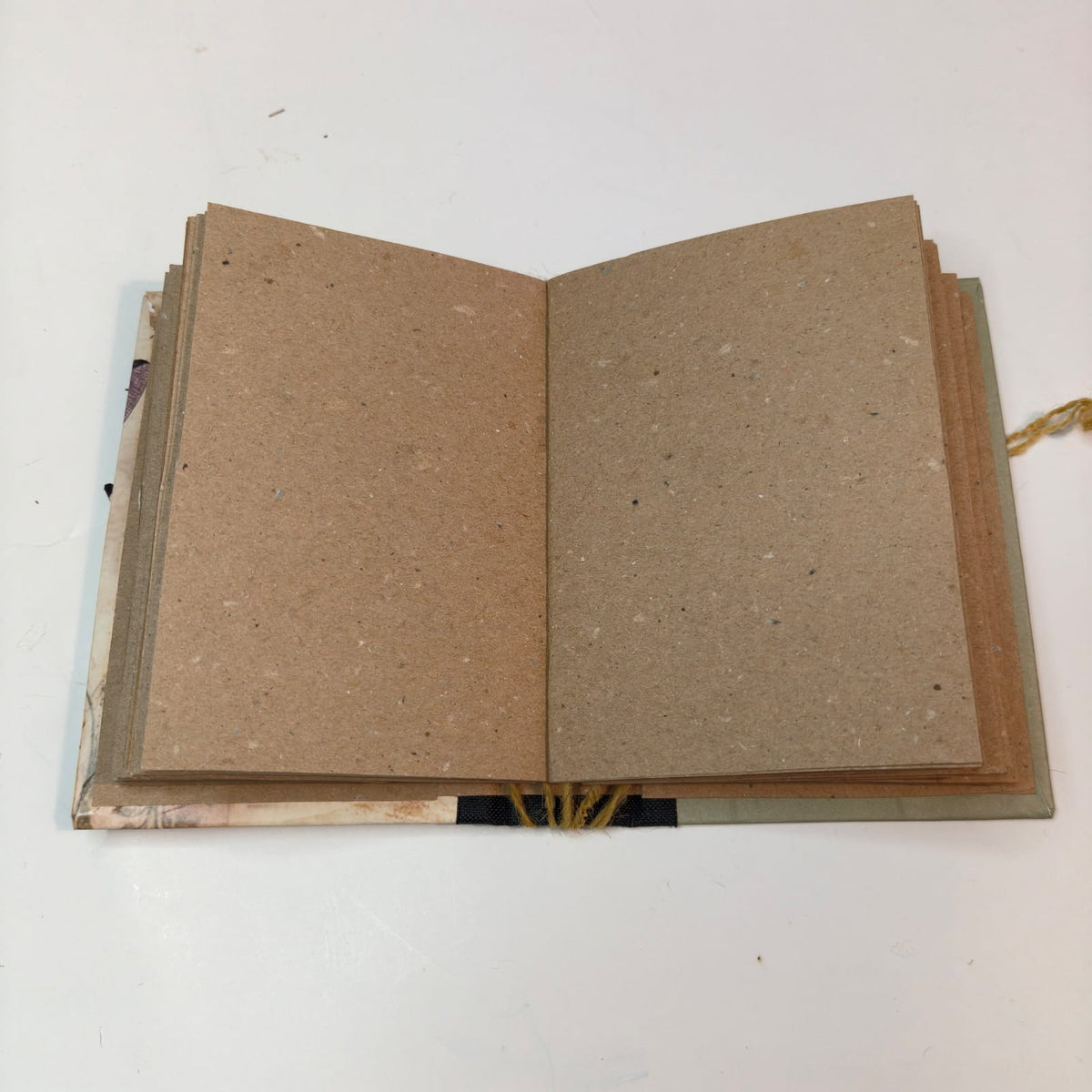 Pagine interne in carta salvata del quaderno