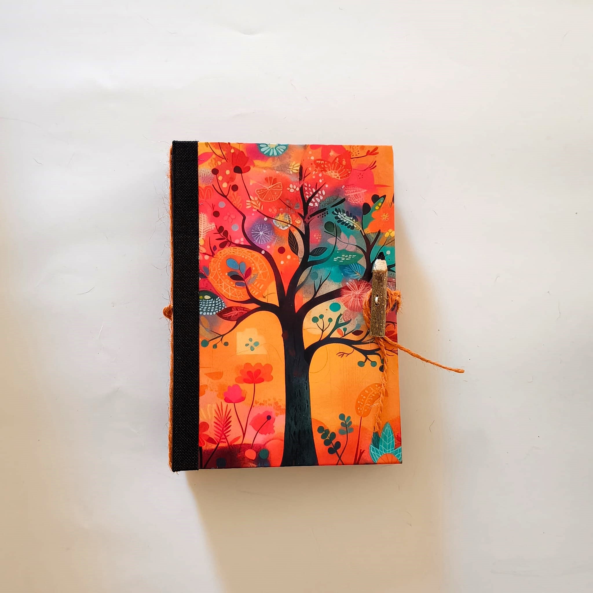 Quaderno A5 "Abbondanza Ritrovata" — Carpe Koi e Fiori di Loto