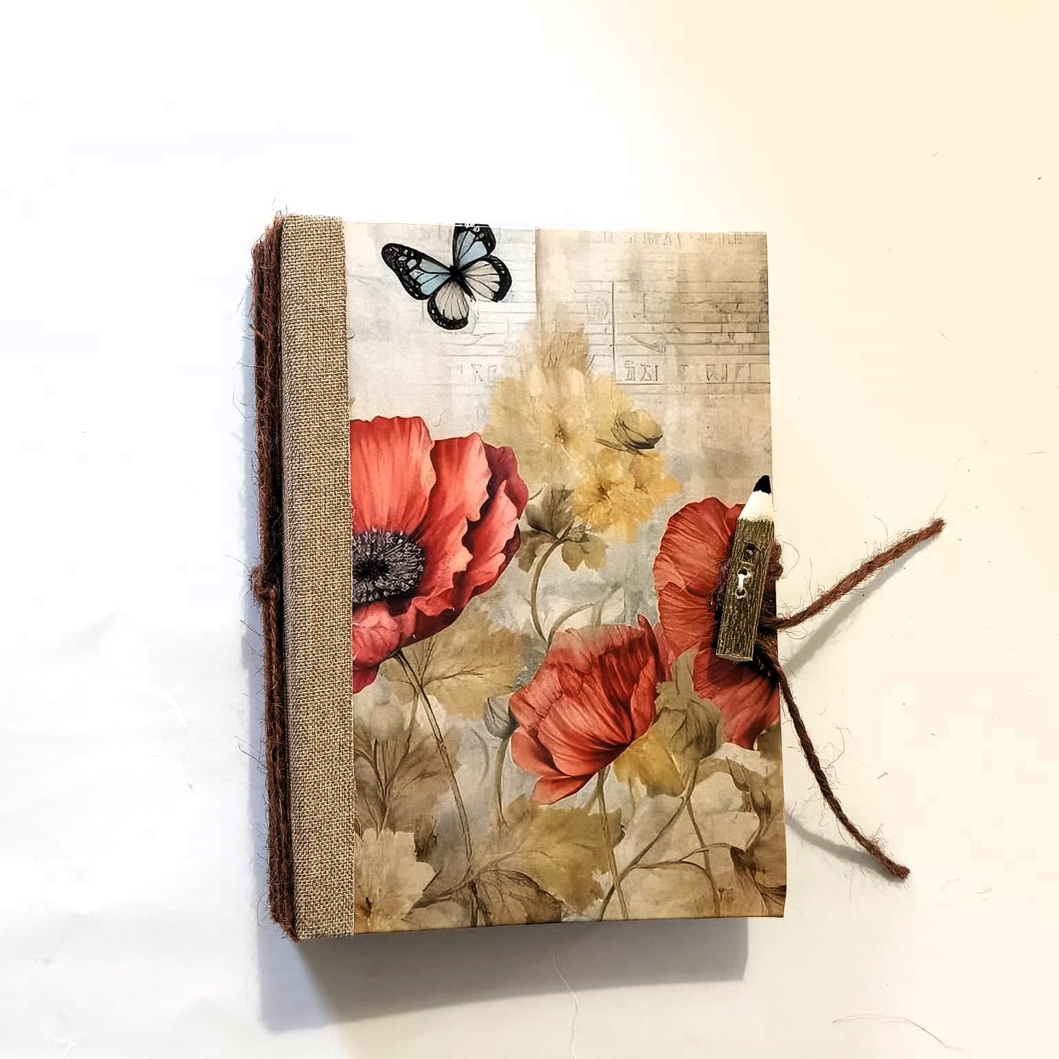 Quaderno A5 "Rifioriture" — Papaveri e Fiori Selvatici