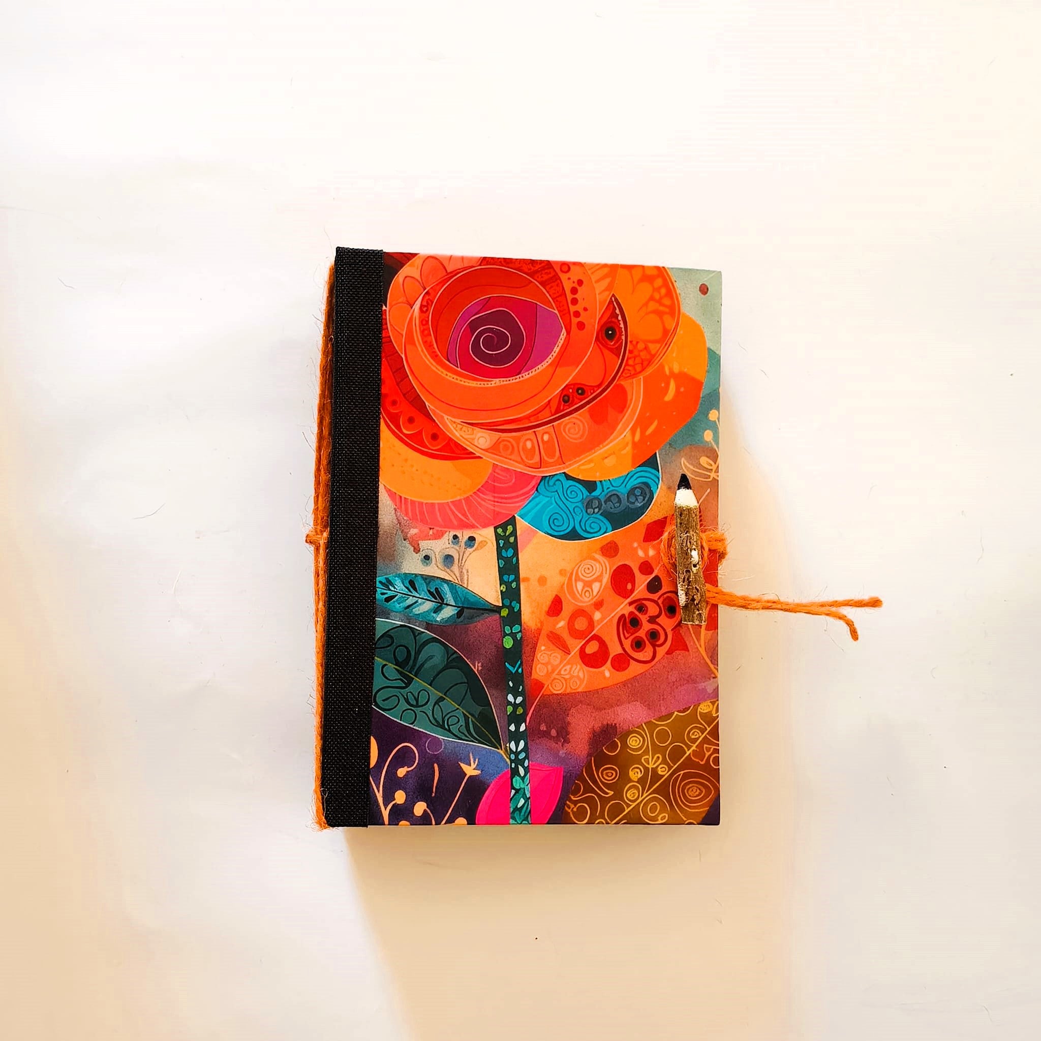 Quaderno A5 "Abbondanza Ritrovata" — Carpe Koi e Fiori di Loto