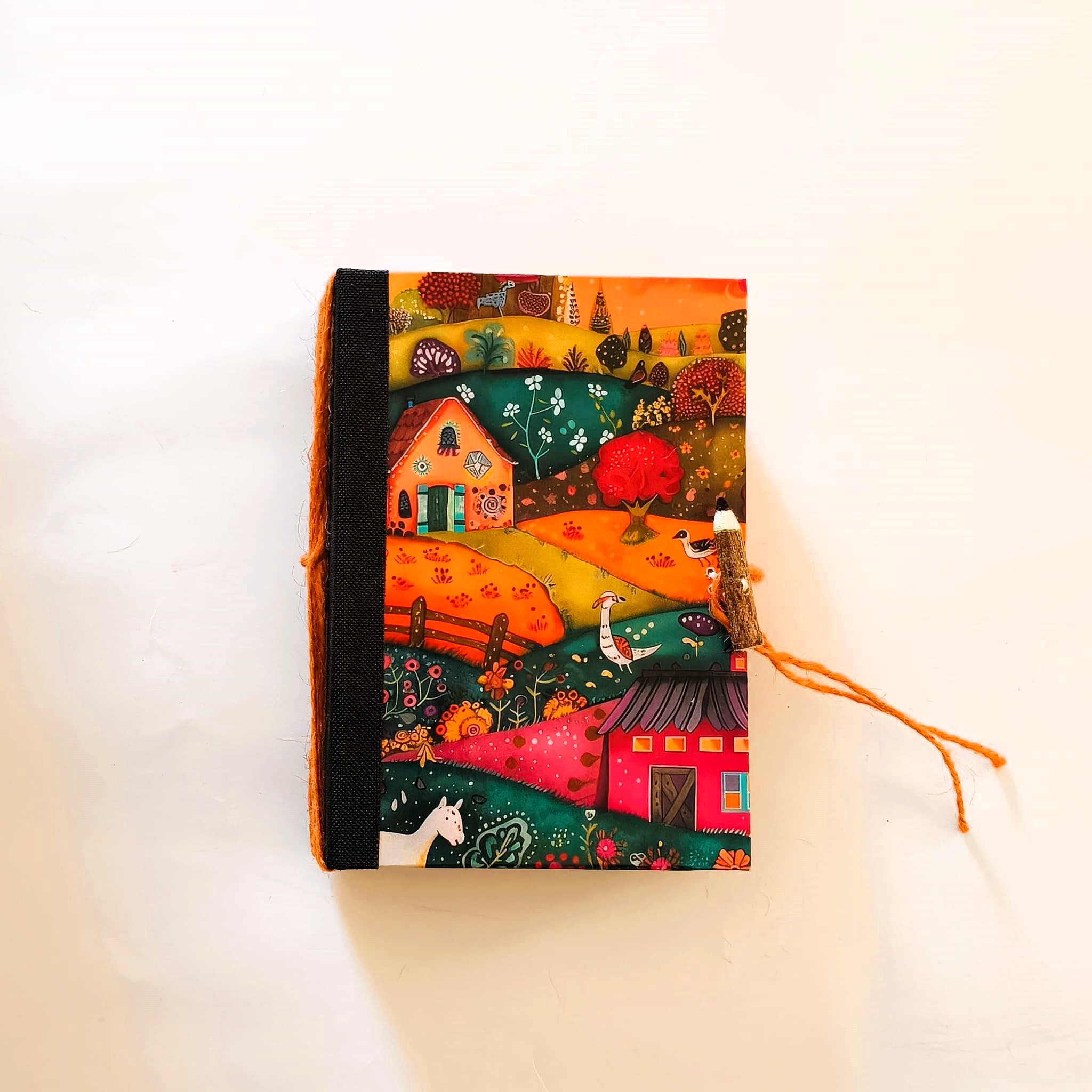 Quaderno A5 "Abbondanza Ritrovata" — Carpe Koi e Fiori di Loto