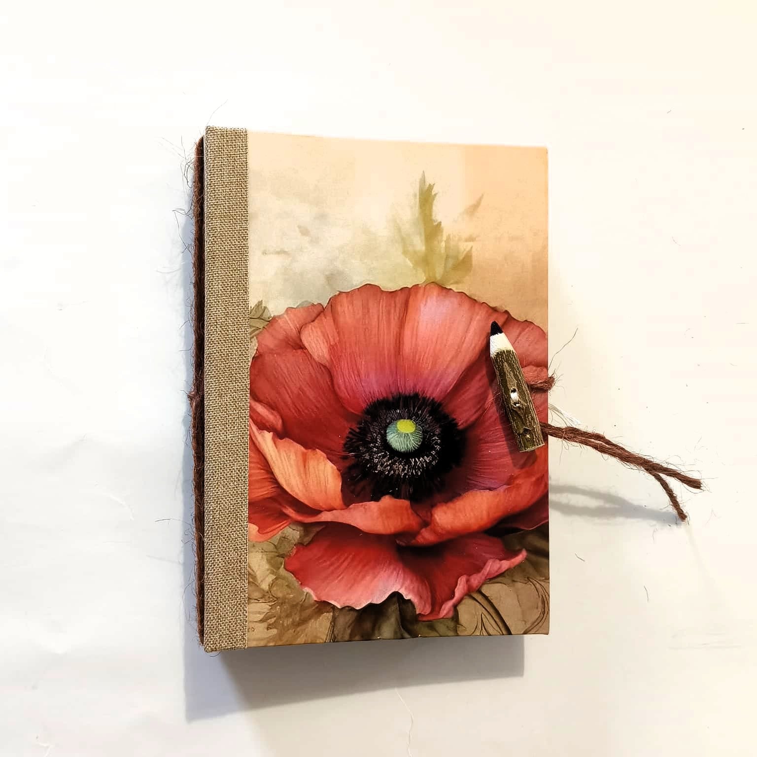 Quaderno A5 "Rifioriture" — Papaveri e Fiori Selvatici