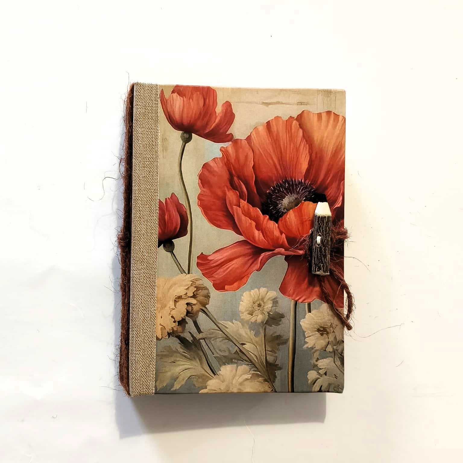 Quaderno A5 "Rifioriture" — Papaveri e Fiori Selvatici