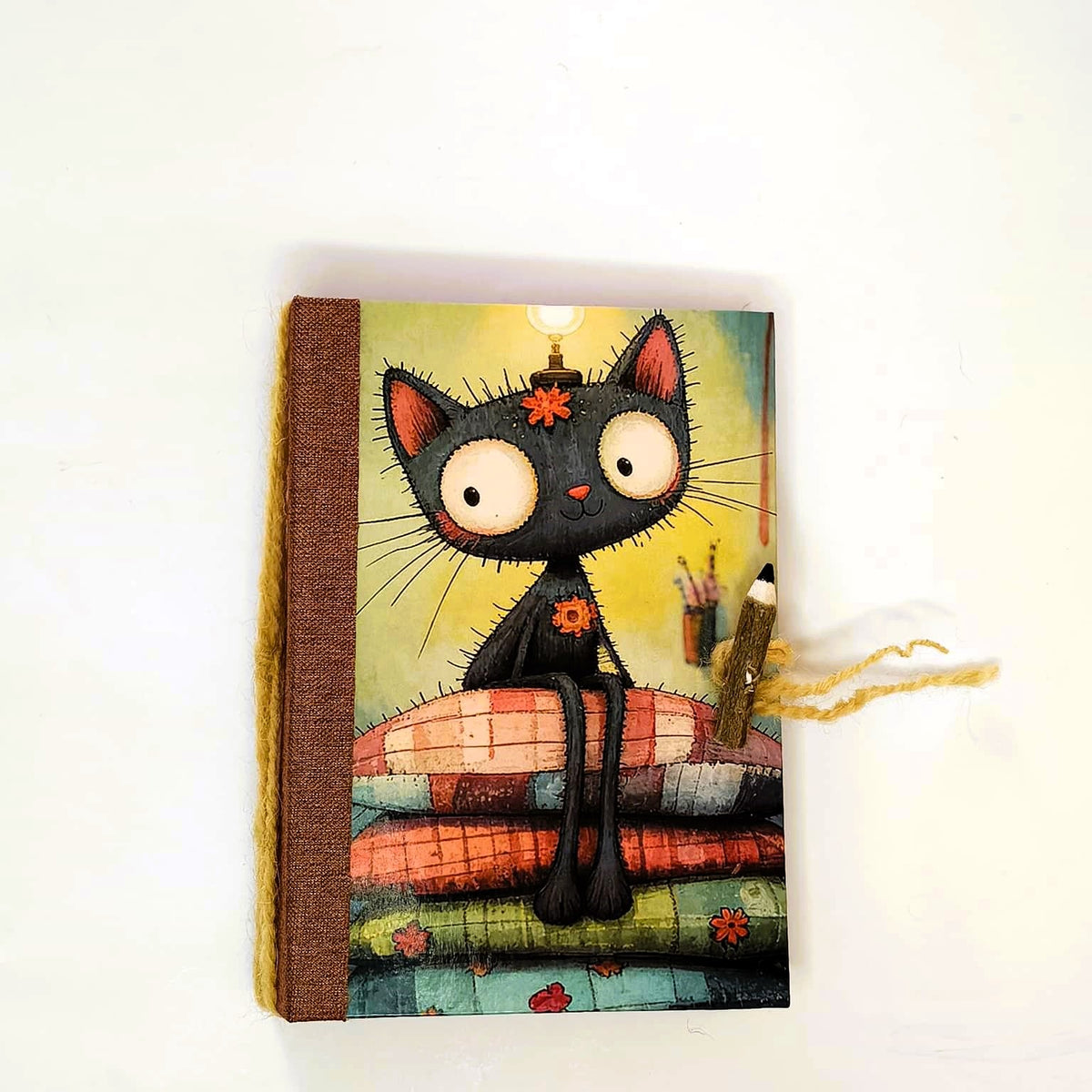 Quaderno fatto a mano 11 × 16 cm con pagine sostituibili | Miagolibri