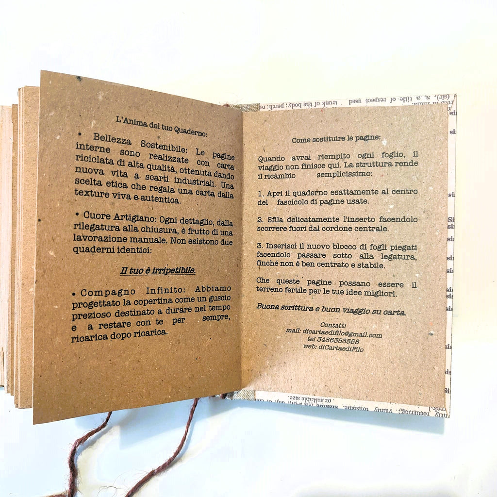 Quaderno A5 "Rifioriture" — Papaveri e Fiori Selvatici