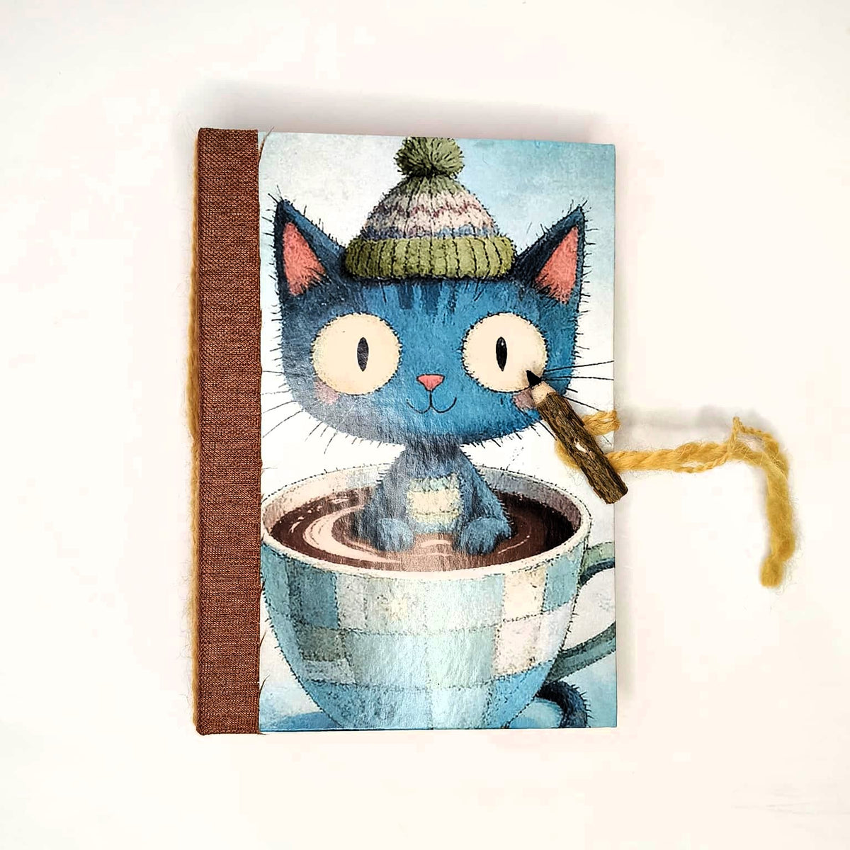 Quaderno fatto a mano 11 × 16 cm con pagine sostituibili | Miagolibri