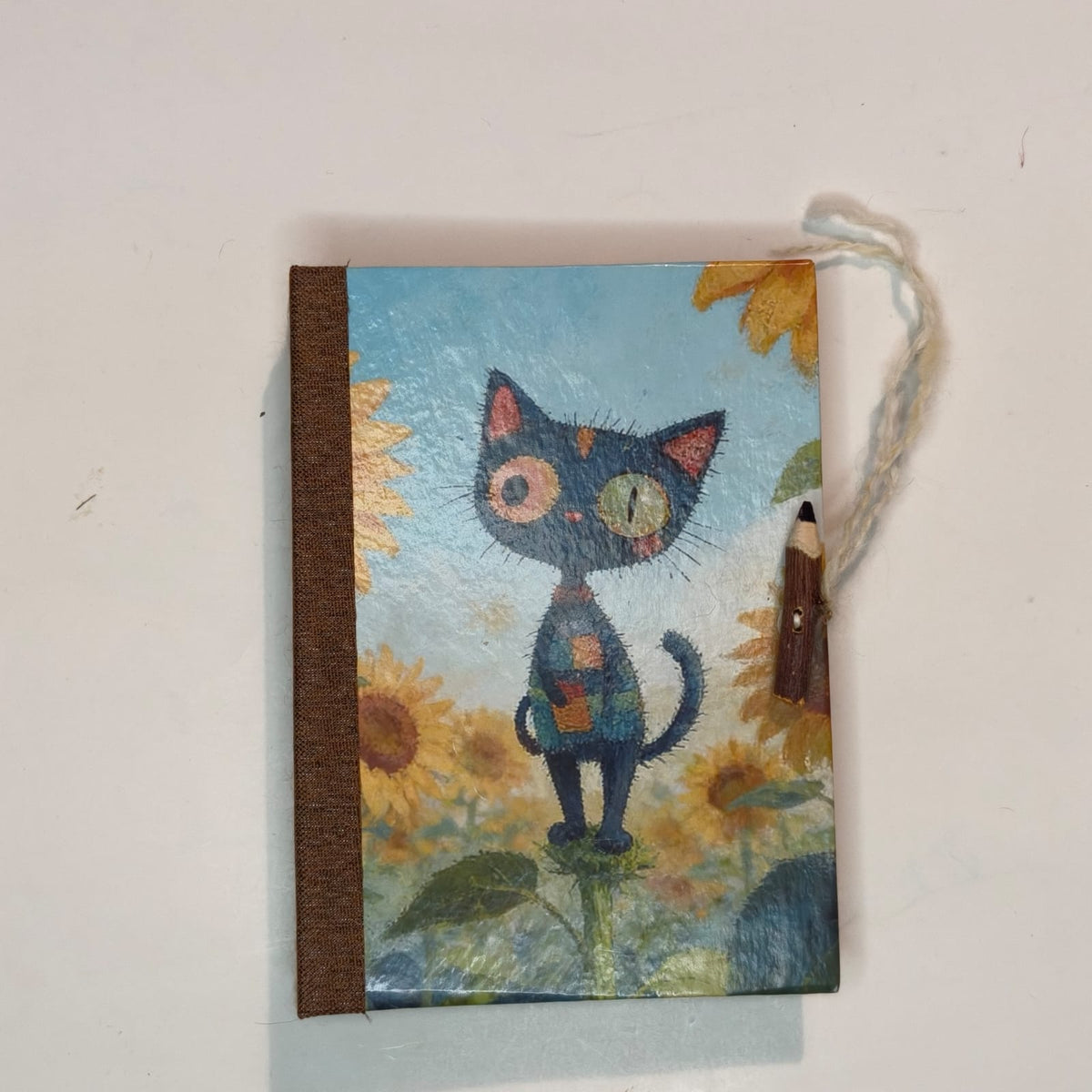 Quaderno fatto a mano 11 × 16 cm con pagine sostituibili | Miagolibri
