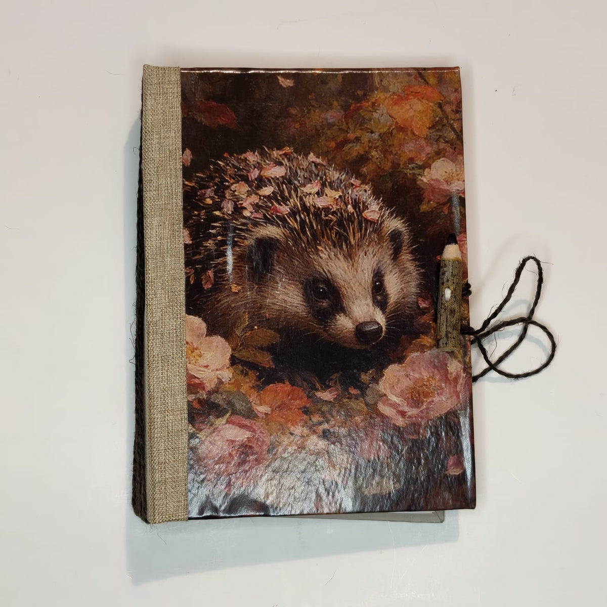 Custodi d’Autunno, copertina con riccio tra foglie e fiori