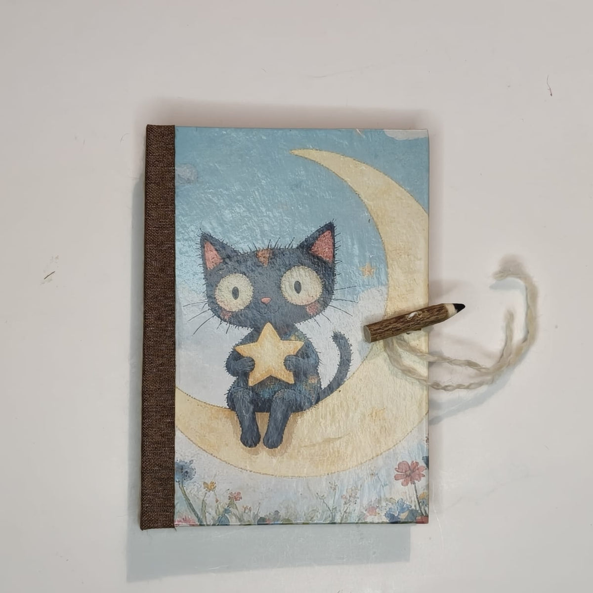 Quaderno fatto a mano 11 × 16 cm con pagine sostituibili | Miagolibri